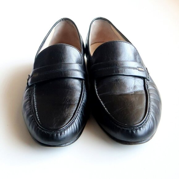 Bally of Switzerland Mathew Men's Black Leather Slip On Loafers Shoes Size 9 W - Picture 5 of 16